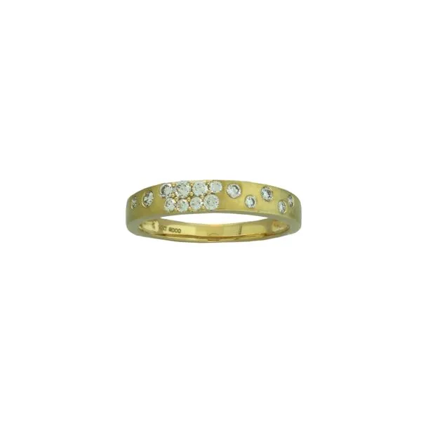 Beautiful scattered diamond band Root Jewelers Medford, OR