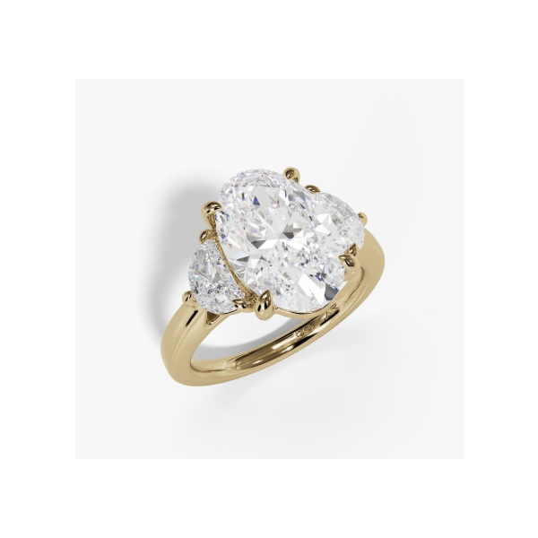 14KY Lab Grown Complete Engagement Ring Root Jewelers Medford, OR