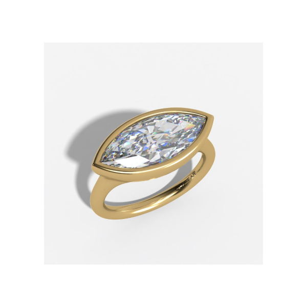 14KY Lab Grown Complete Engagement Ring Root Jewelers Medford, OR