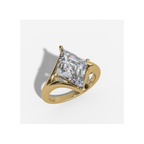 14KY Lab Grown Complete Engagement Ring Root Jewelers Medford, OR