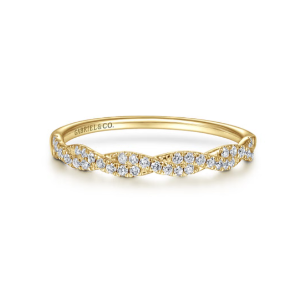 14KY Gabriel & Co. Diamond Ring Root Jewelers Medford, OR