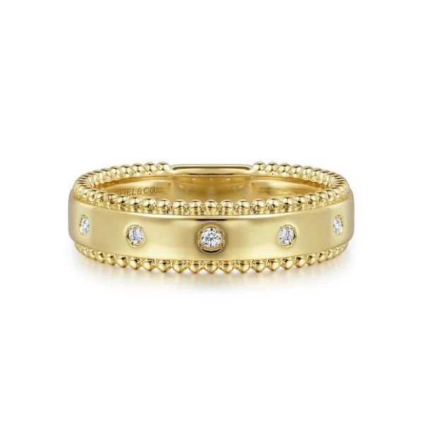 14KY Gabriel & Co. Diamond Ring Root Jewelers Medford, OR