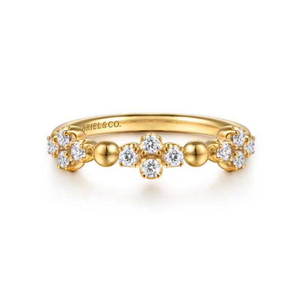 14KY Gabriel & Co. Diamond Ring Root Jewelers Medford, OR