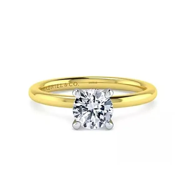 Gabriel & Co.Simply Beautiful Diamond Engagement Ring. 'Center Stone Not Included Root Jewelers Medford, OR
