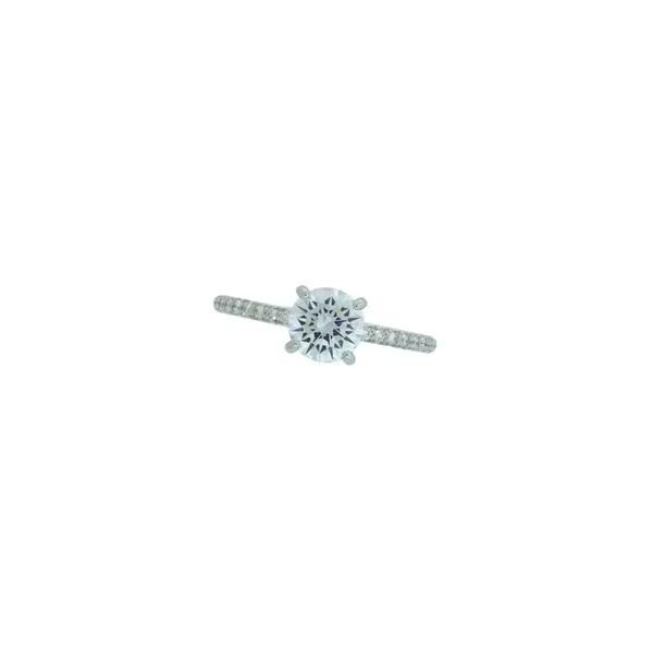 Special Straight Line diamond Semi-Mount Ring *Center Stone Not Inclued Root Jewelers Medford, OR