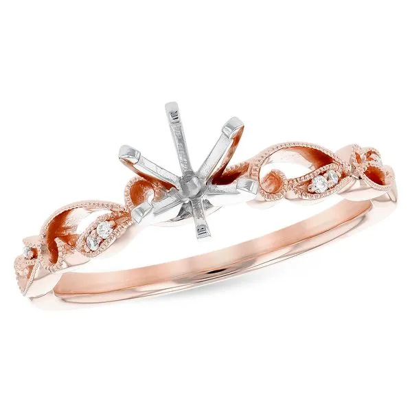 Magnificent Milligrain Diamond Semi-Mount Engagement Ring *Center Stone Not Included Root Jewelers Medford, OR