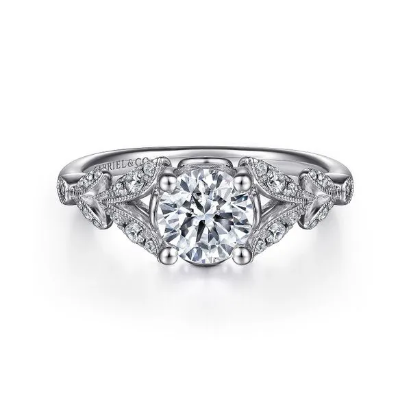 Vintage inspired diamond ring. *Center not included. Root Jewelers Medford, OR