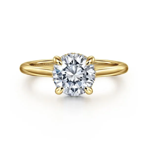 Hidden halo diamond ring. *Center not included. Root Jewelers Medford, OR