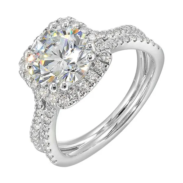 14KW .50CTW DIAMOND SEMI MOUNT RING Root Jewelers Medford, OR