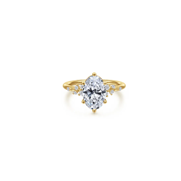 14KY Gabriel & Co. Engagement Ring *Center Stone Not Included Root Jewelers Medford, OR