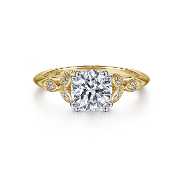 14KY Gabriel & Co. Engagement Ring *Center Stone Not Included Root Jewelers Medford, OR