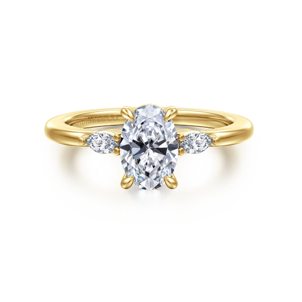 14KY Gabriel & Co. Engagement Ring *Center Stone Not Included Root Jewelers Medford, OR