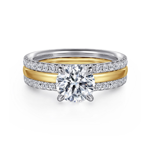 14K Gabriel & Co. Engagement Ring *Center Stone Not Included Root Jewelers Medford, OR
