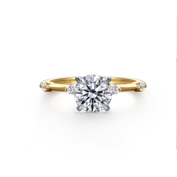 14KY Gabriel & Co. Engagement Ring *Center Stone Not Included Root Jewelers Medford, OR