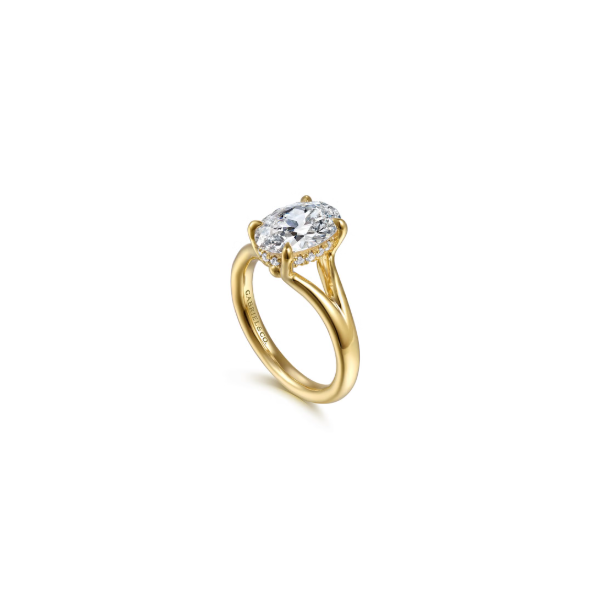 14KY Gabriel & Co. Engagement Ring *Center Stone Not Included Root Jewelers Medford, OR