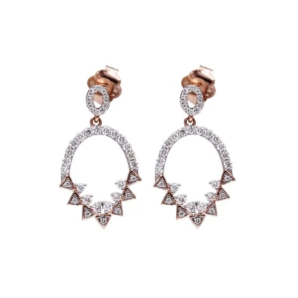 Dazzling Diamond Drop Earrings Root Jewelers Medford, OR