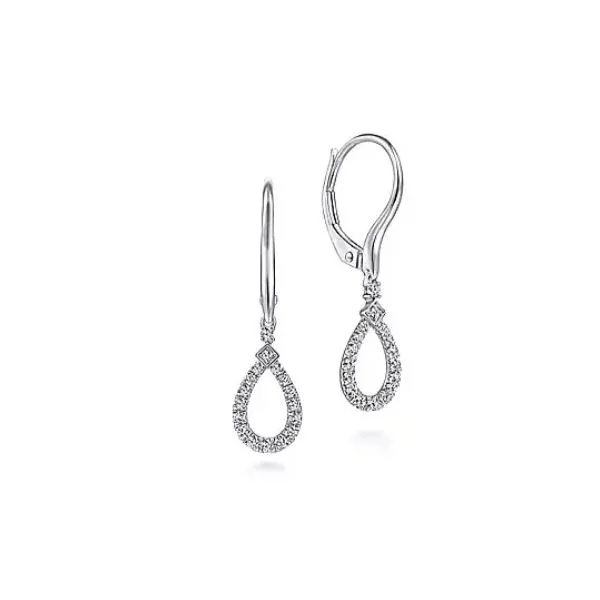 Elegant diamond drop earrings Root Jewelers Medford, OR