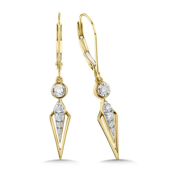 Petite dagger style dangle earrings Root Jewelers Medford, OR