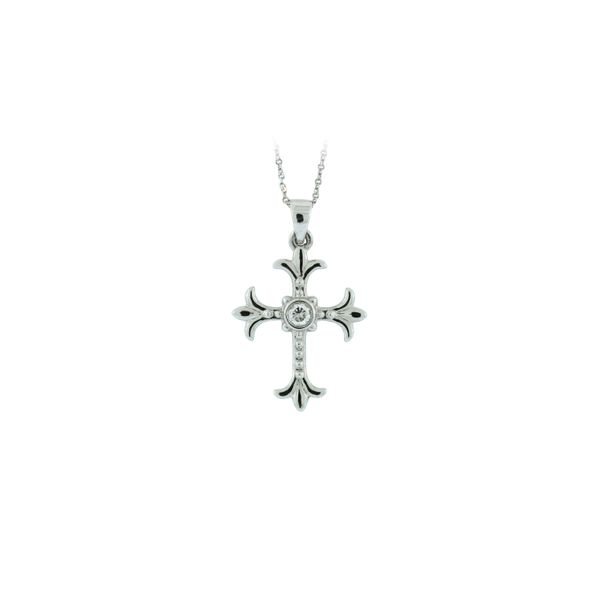 14KW Diamond Pendant Root Jewelers Medford, OR