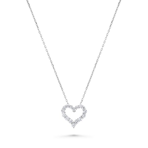 Stunning diamond heart pendant Root Jewelers Medford, OR