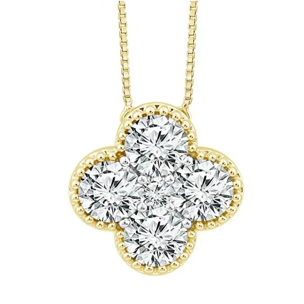 Stunning 14ky 1 ctw diamond pendant Root Jewelers Medford, OR