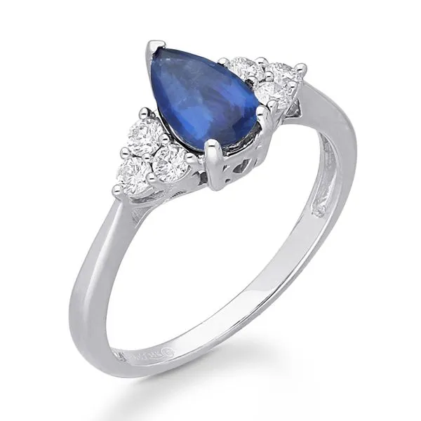 Awe Inspiring Ceylon Sapphire and Diamond Ring Root Jewelers Medford, OR