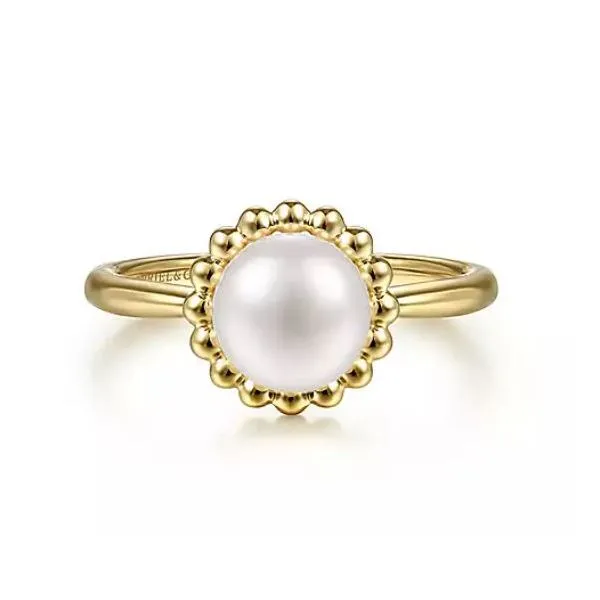 Regal Freshwater Pearl Ring by Gabriel & Co. Root Jewelers Medford, OR
