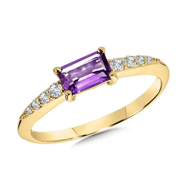 Perfectly purple amethyst ring Root Jewelers Medford, OR