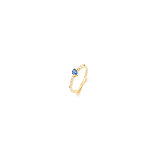 14KY Sapphire Ring Root Jewelers Medford, OR
