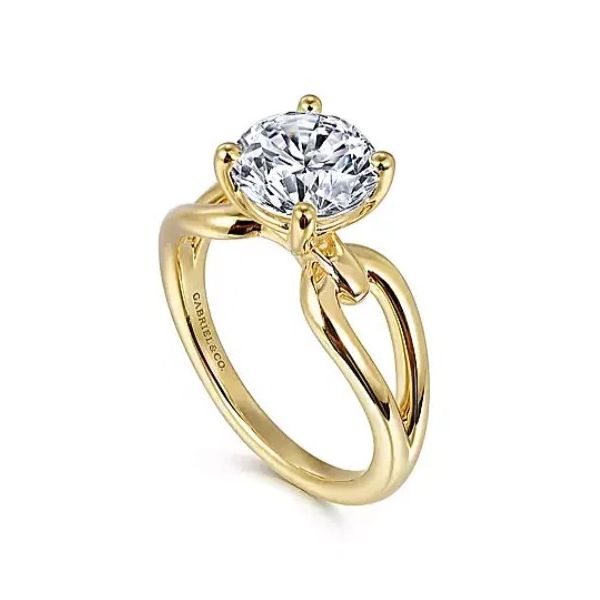 14KY Gabriel & Co. Engagement Ring *Center Stone Not Included Root Jewelers Medford, OR