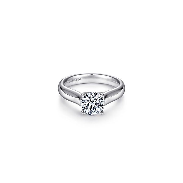 14KW Gabriel & Co. Engagement Ring *Center Stone Not Included Root Jewelers Medford, OR