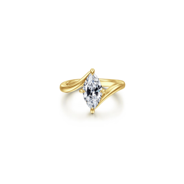 14KY Gabriel & Co. Engagement Ring *Center Stone Not Included Root Jewelers Medford, OR