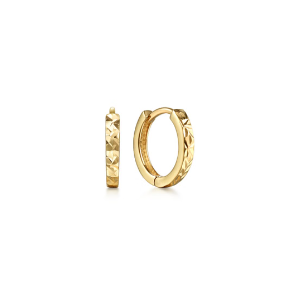 14KY Gabriel & Co. Hoop Earrings Root Jewelers Medford, OR