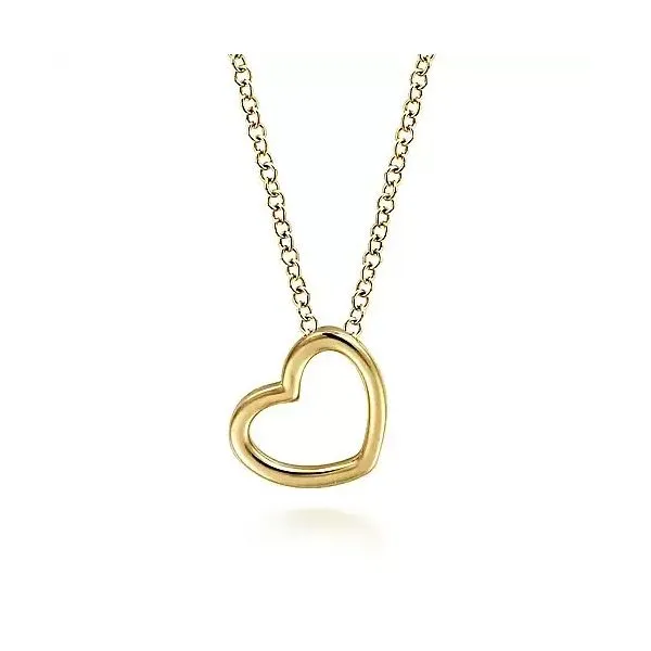 The perfect heart pendant by Gabriel & Co Root Jewelers Medford, OR