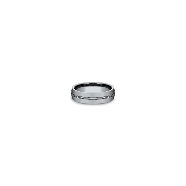 Titanium 6mm Satin Finish Grooved Band Root Jewelers Medford, OR