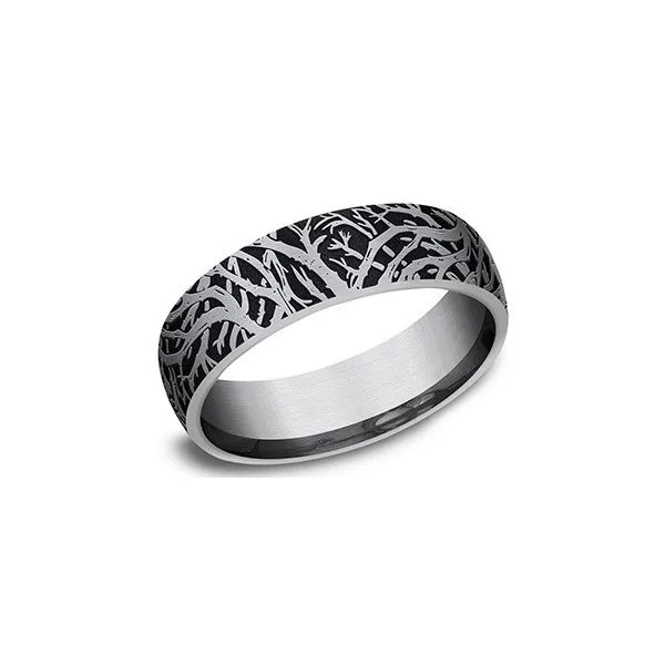 Enchanted Forest 6mm Domed Band Root Jewelers Medford, OR