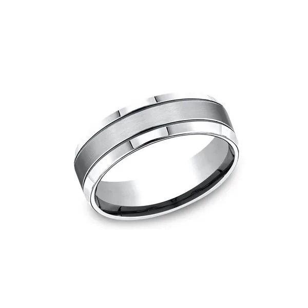 Classic Cobalt Chrome Black Center Band Root Jewelers Medford, OR