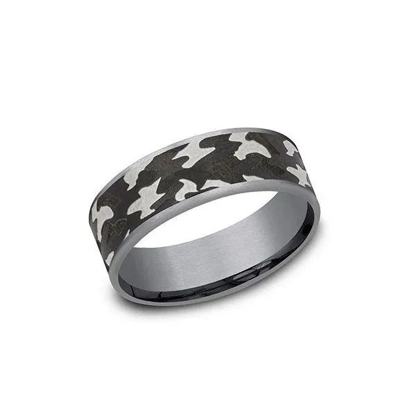 Rugged Camo DesignTantalum Band Root Jewelers Medford, OR