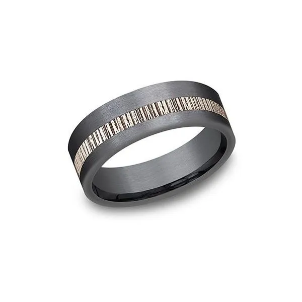 Durable Vertical Micro Bark Band Root Jewelers Medford, OR