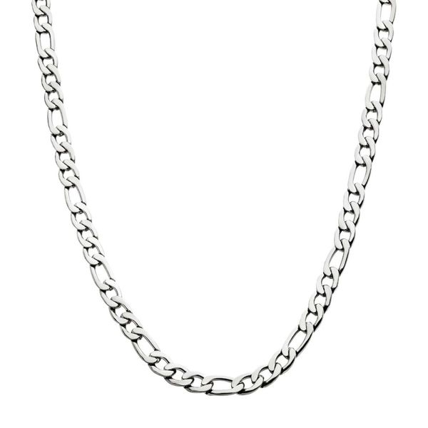 Vivacious Stainless Steel 4mm Figaro Chain Root Jewelers Medford, OR