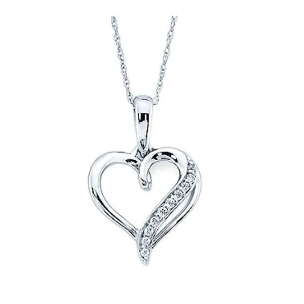 Lovely Diamond Heart Pendant Root Jewelers Medford, OR