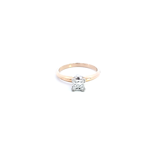 14KTT Diamond Solitaire Engagement Ring Image 2 Ross Elliott Jewelers Terre Haute, IN
