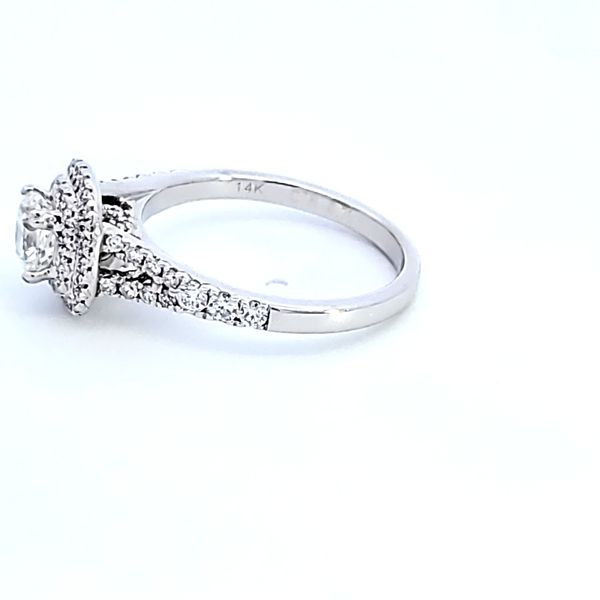 14KW Cushion Cut Diamond Engagement Ring Image 4 Ross Elliott Jewelers Terre Haute, IN