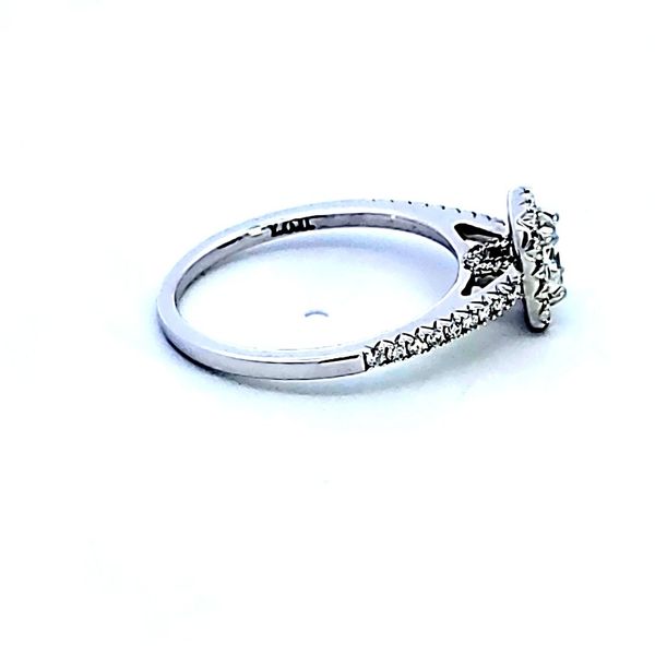14KW Radiant Cut Diamond Engagement Ring Image 3 Ross Elliott Jewelers Terre Haute, IN