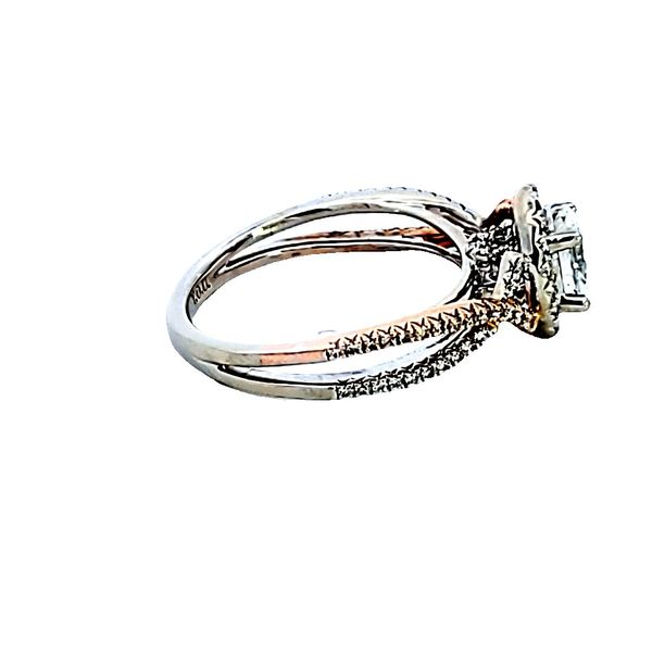 14KTT Oval Diamond Engagement Ring Image 3 Ross Elliott Jewelers Terre Haute, IN