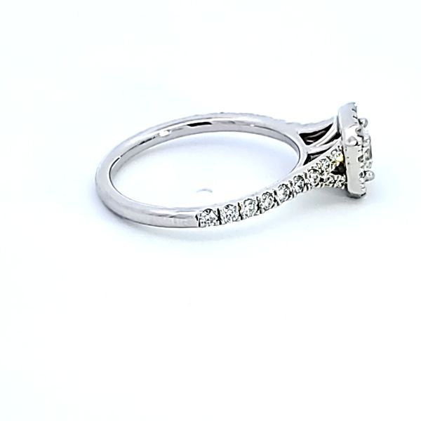 Platinum Transcend Dream Hearts on Fire Engagement Ring Image 3 Ross Elliott Jewelers Terre Haute, IN