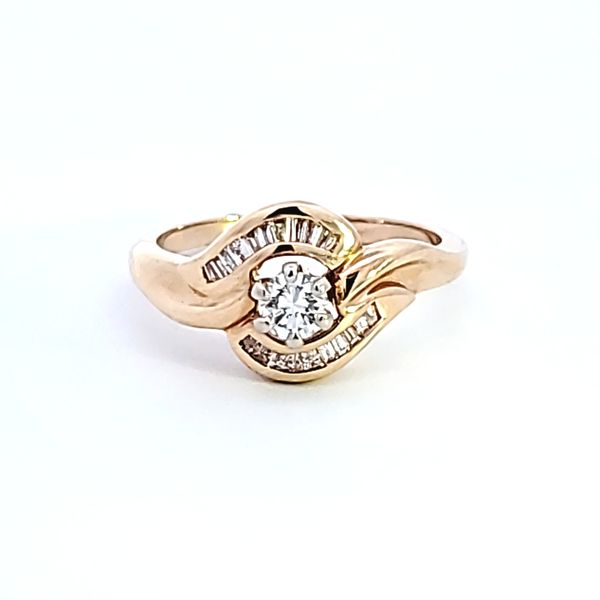 14KY Round Diamond Engagement Ring Image 2 Ross Elliott Jewelers Terre Haute, IN