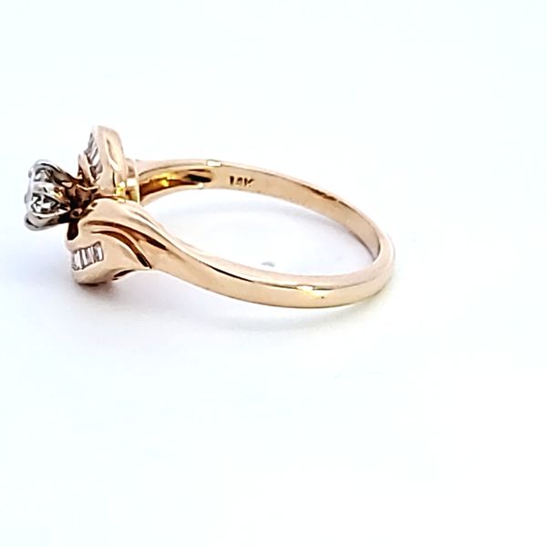 14KY Round Diamond Engagement Ring Image 4 Ross Elliott Jewelers Terre Haute, IN
