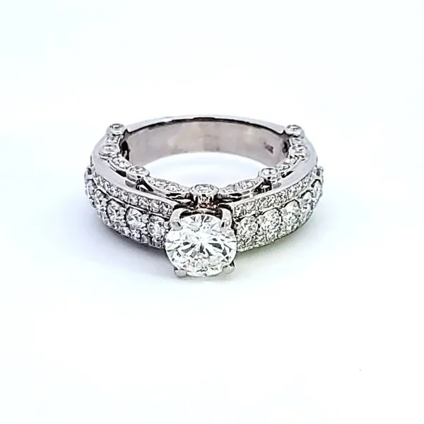 14KW Round Diamond Engagement Ring Image 2 Ross Elliott Jewelers Terre Haute, IN