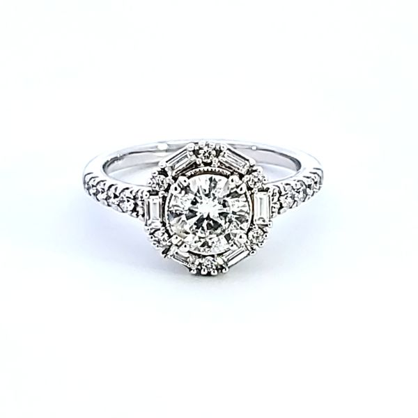 14KW Round Diamond Engagement Ring Image 2 Ross Elliott Jewelers Terre Haute, IN